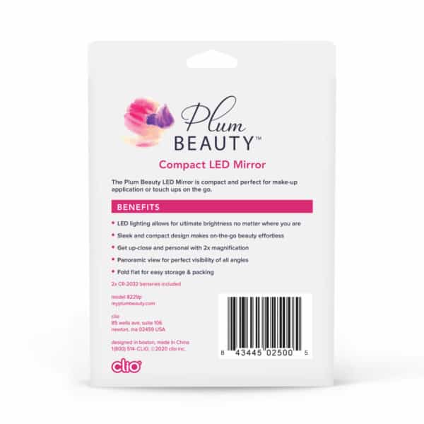 compact tri-fold mirror - Image 3