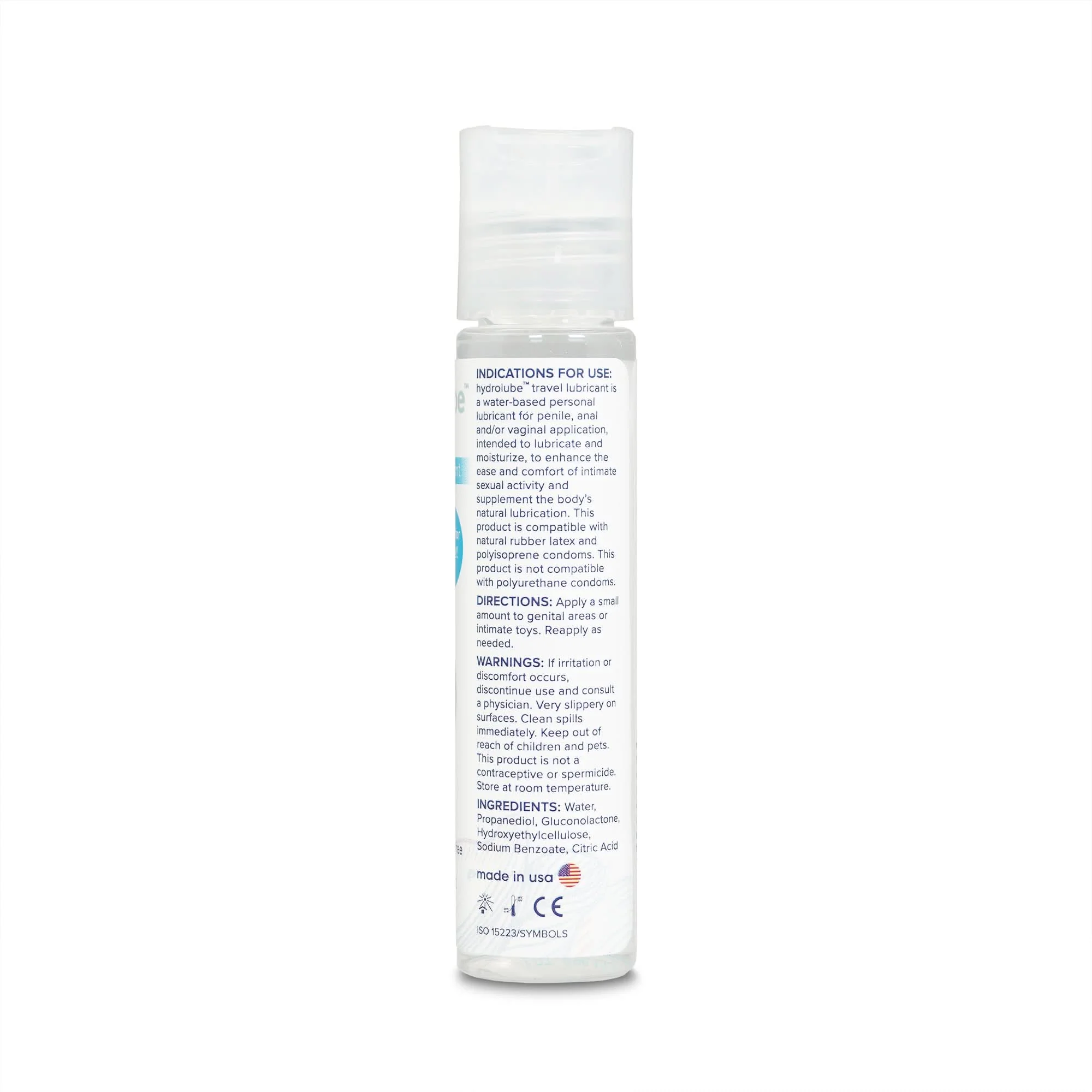 1oz hydrolube™ by plusOne® Water-Based Lubricant - Image 3