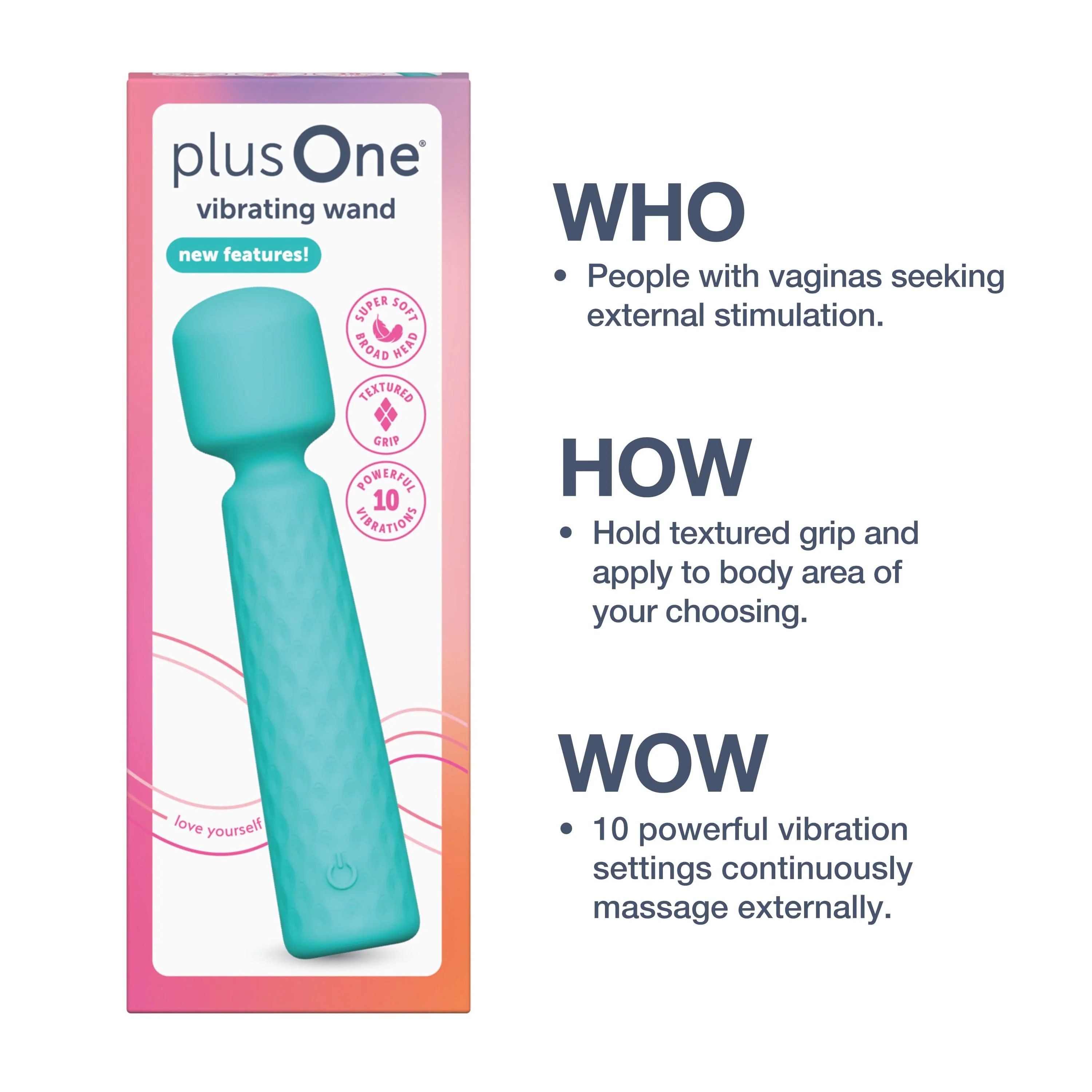 Vibrating Wand by plusOne® - Image 7